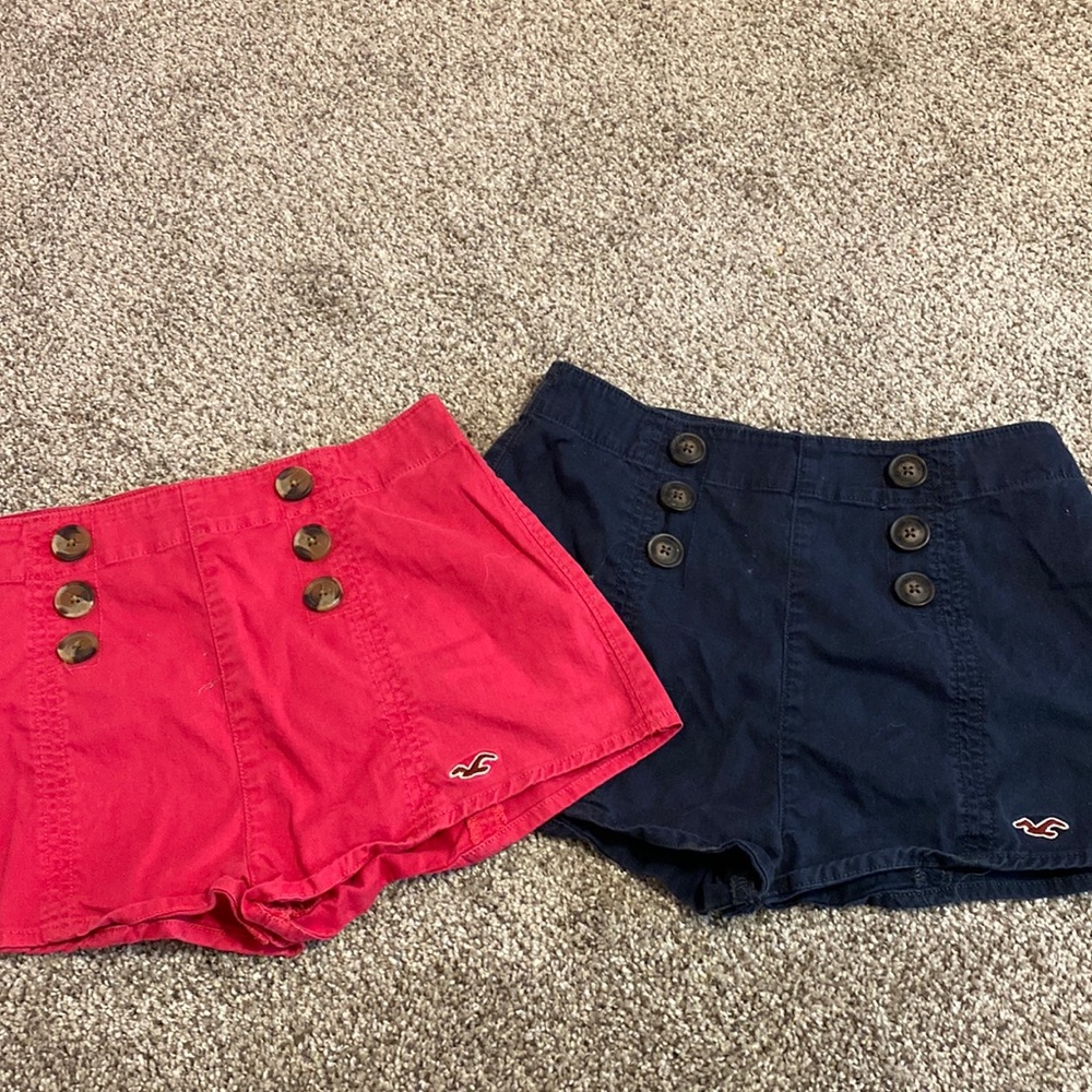 High waisted shorts